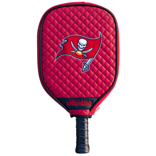 Tampa Bay Buccaneers quilted pickleball paddle cover