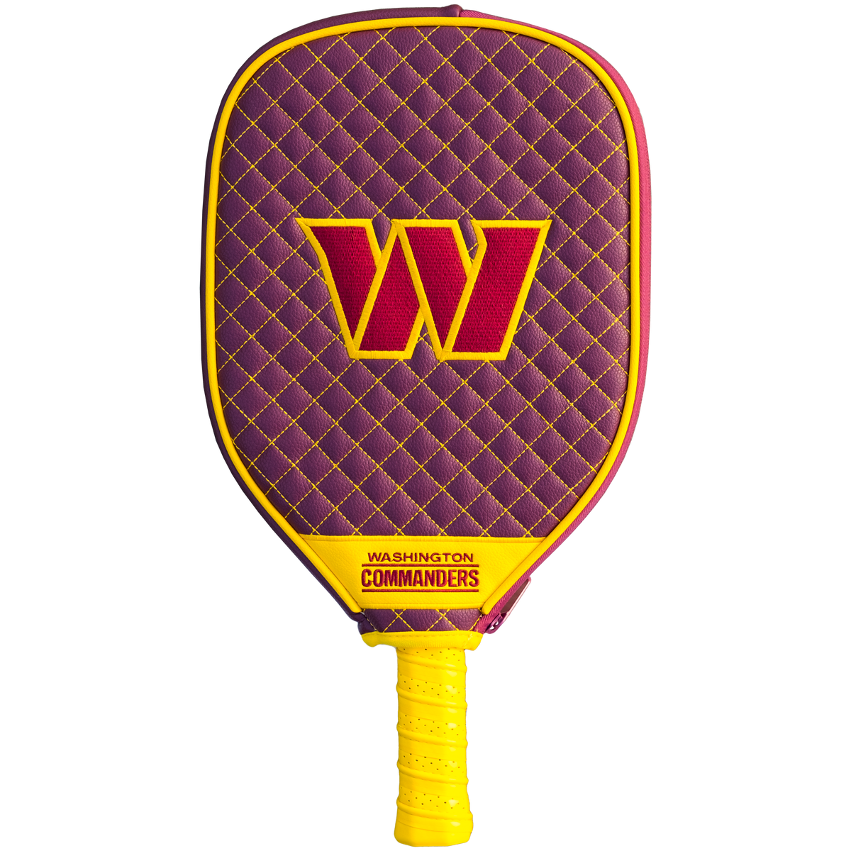 Washington Commanders quilted pickleball paddle cover