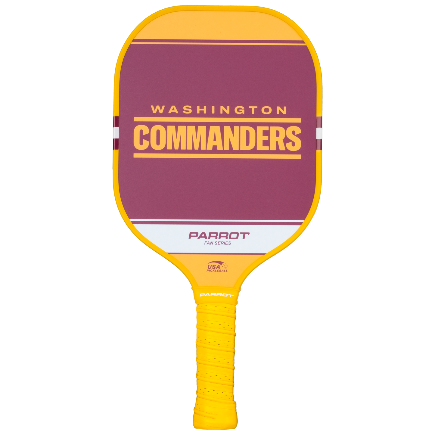 Washington Commanders Sport Plus pickleball paddle back view