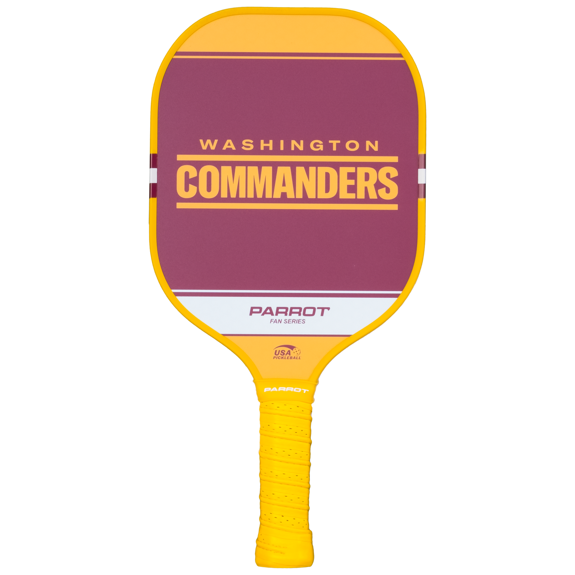 Washington Commanders Sport Plus pickleball paddle back view