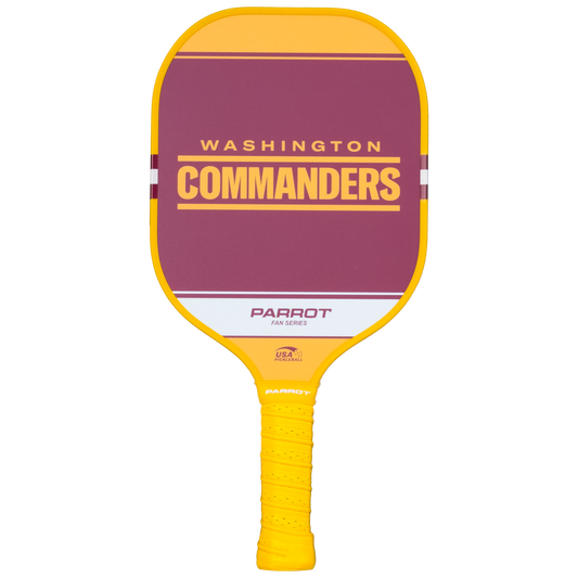 Washington Commanders Sport Plus pickleball paddle back view