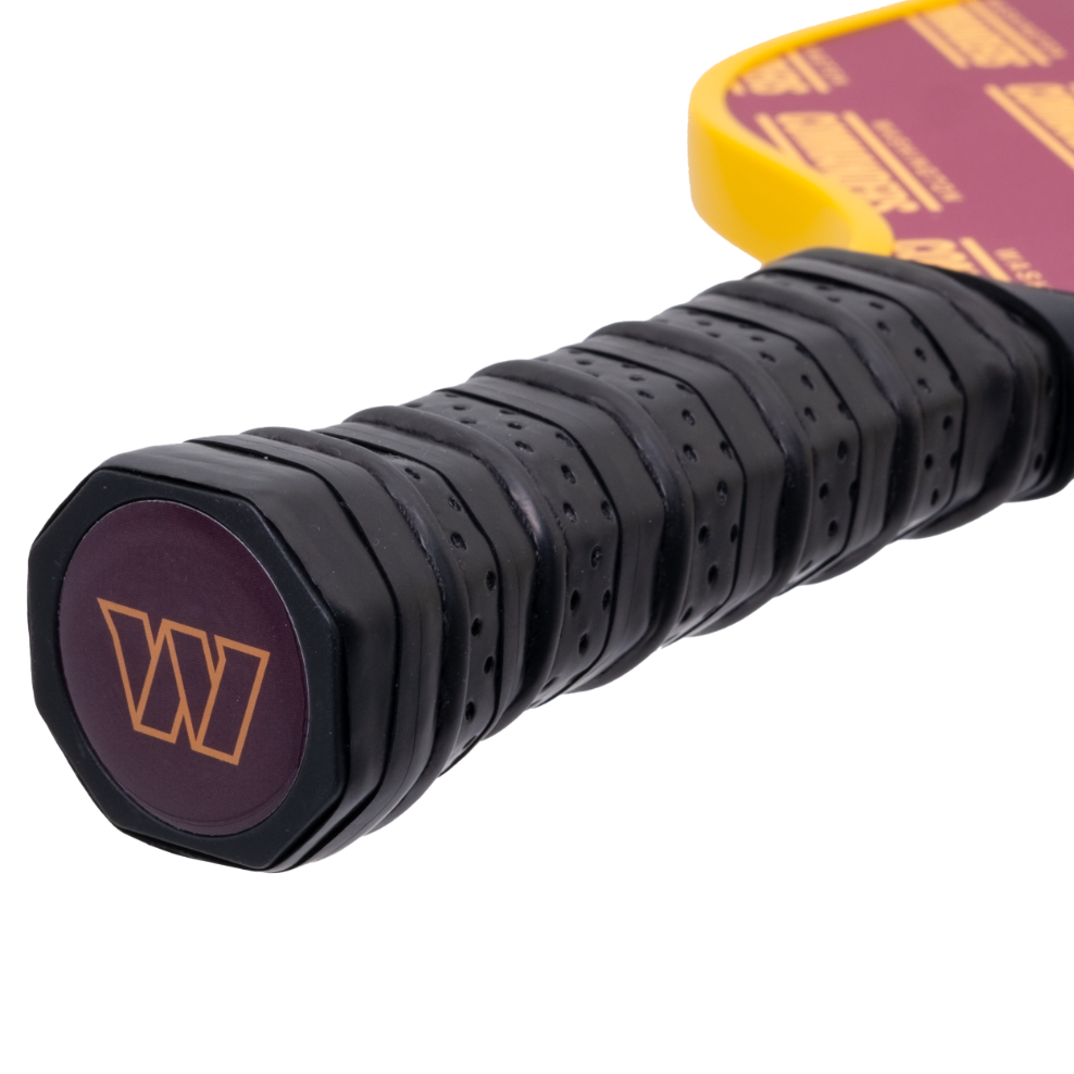 Washington Commanders pickleball paddle handle logo