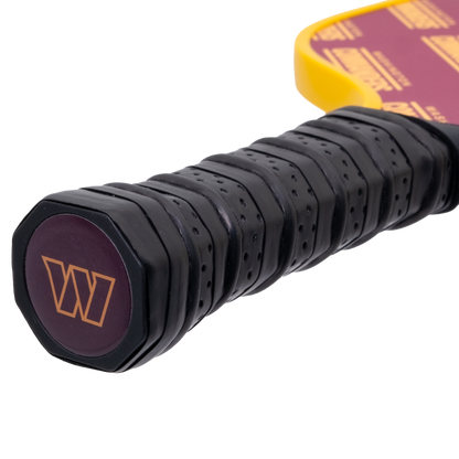 Washington Commanders pickleball paddle handle logo