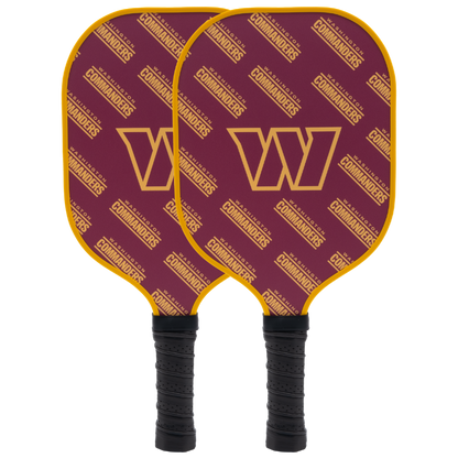 Washington Commanders pickleball paddle set