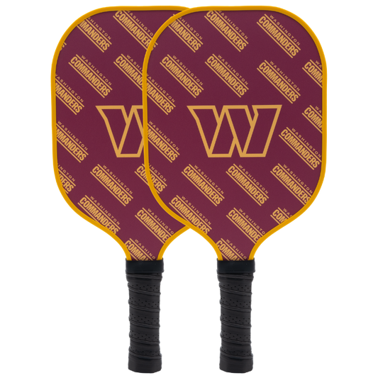 Washington Commanders pickleball paddle set