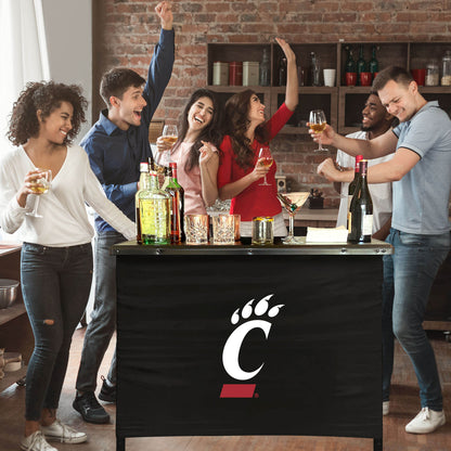 Cincinnati Bearcats Portable Indoor/Outdoor Bar inside lifestyle party