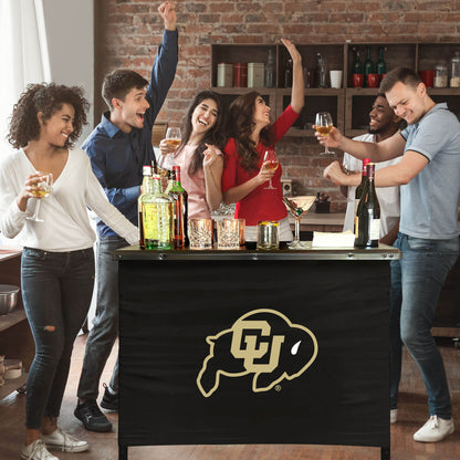 Colorado Buffaloes Portable Indoor/Outdoor Bar inside lifestyle party