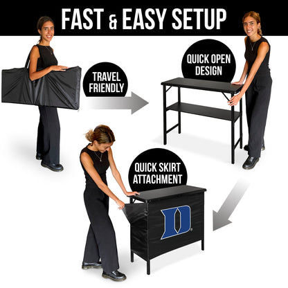 Duke Blue Devils Portable Indoor/Outdoor Bar assemble instructions