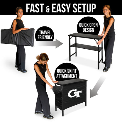 Georgia Tech Yellow Jackets Portable Indoor/Outdoor Bar assemble instructions