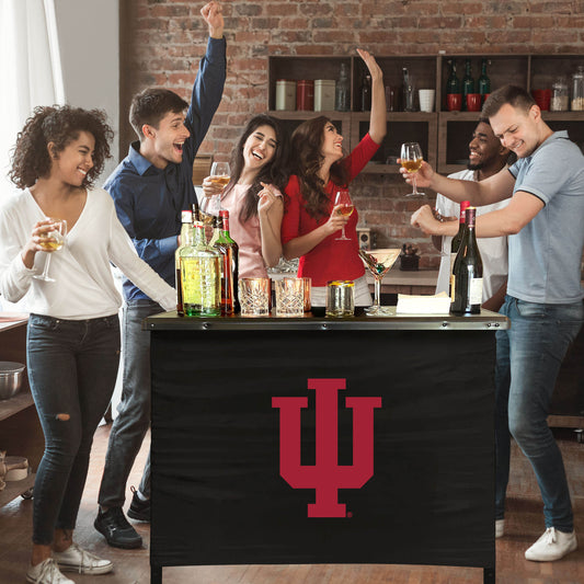 Indiana Hoosiers Portable Indoor/Outdoor Bar inside lifestyle party