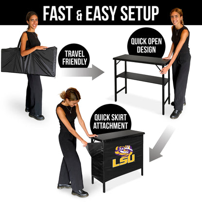 LSU Tigers Portable Indoor/Outdoor Bar assemble instructions