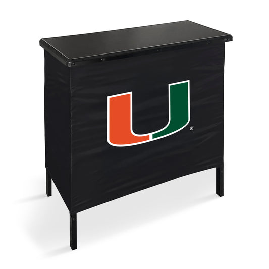 Miami Hurricanes Portable Indoor/Outdoor Bar