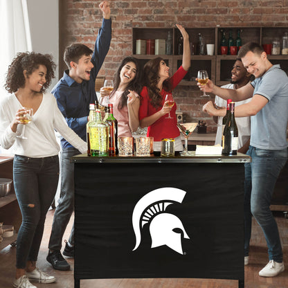 Michigan State Spartans Portable Indoor/Outdoor Bar inside lifestyle party