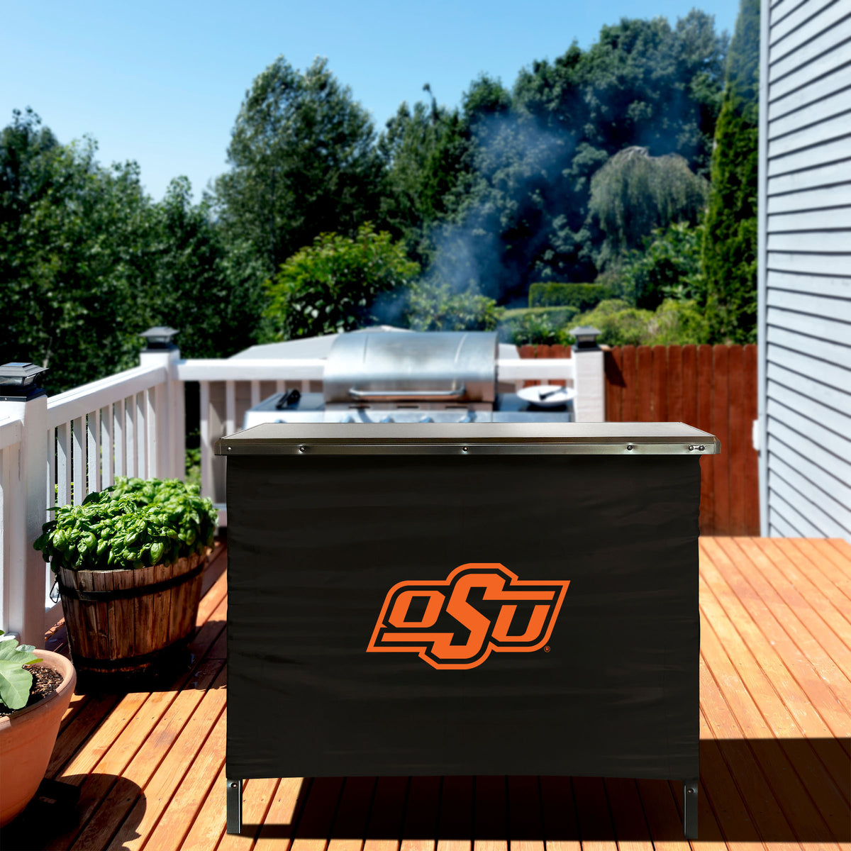 Oklahoma State Cowboys Portable Indoor/Outdoor Bar outdoor party lifestyle