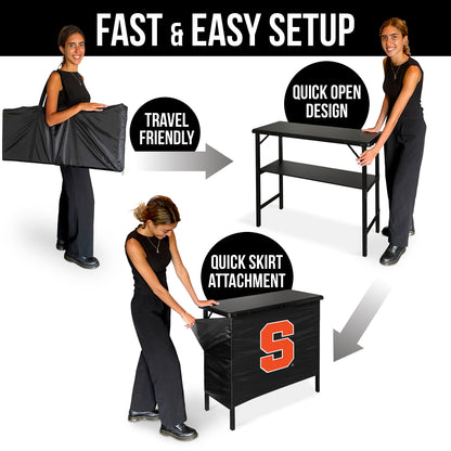Syracuse Orange Portable Indoor/Outdoor Bar assemble instructions