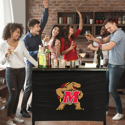 Maryland Terrapins Portable Indoor/Outdoor Bar inside lifestyle party