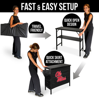 Mississippi Rebels Portable Indoor/Outdoor Bar assemble instructions