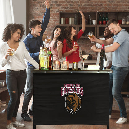 Montana Grizzlies Portable Indoor/Outdoor Bar inside lifestyle party