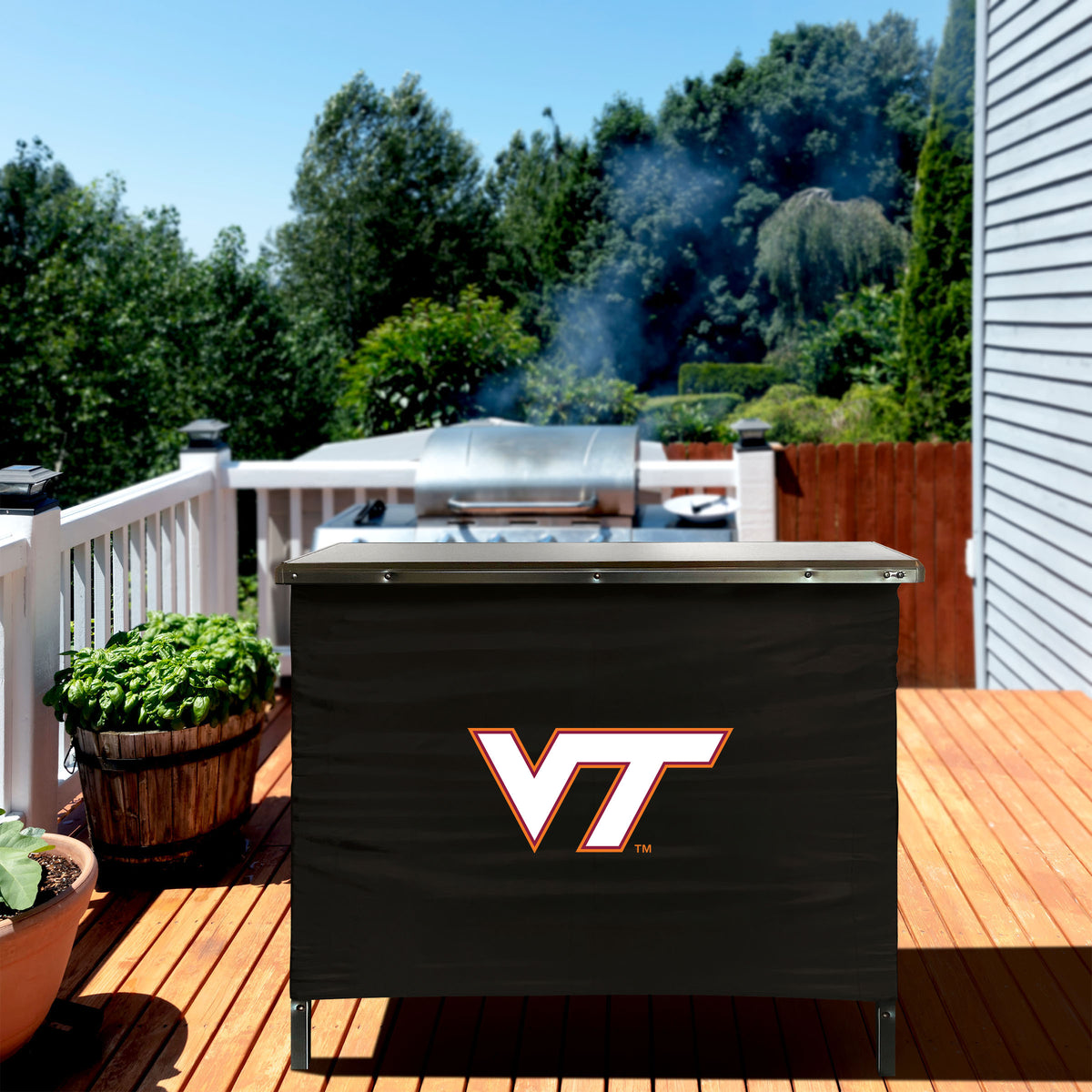 Virginia Tech Hokies Portable Indoor/Outdoor Bar outdoor party lifestyle