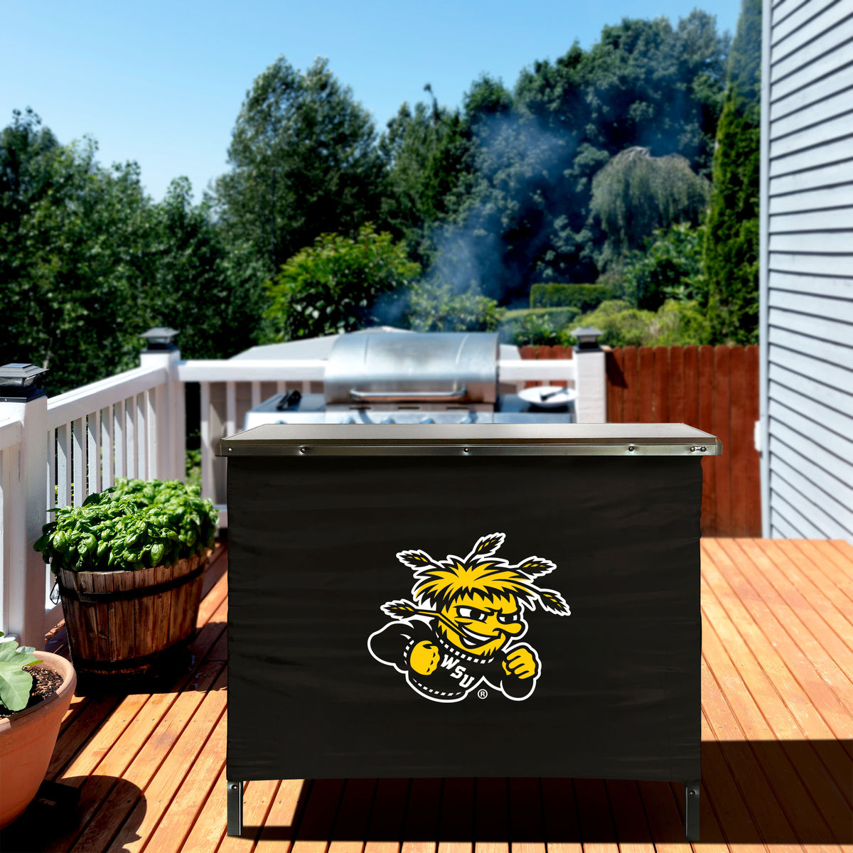 Wichita State Shockers Portable Indoor/Outdoor Bar outdoor party lifestyle