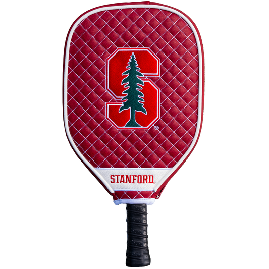 Stanford Cardinal quilted pickleball paddle cover