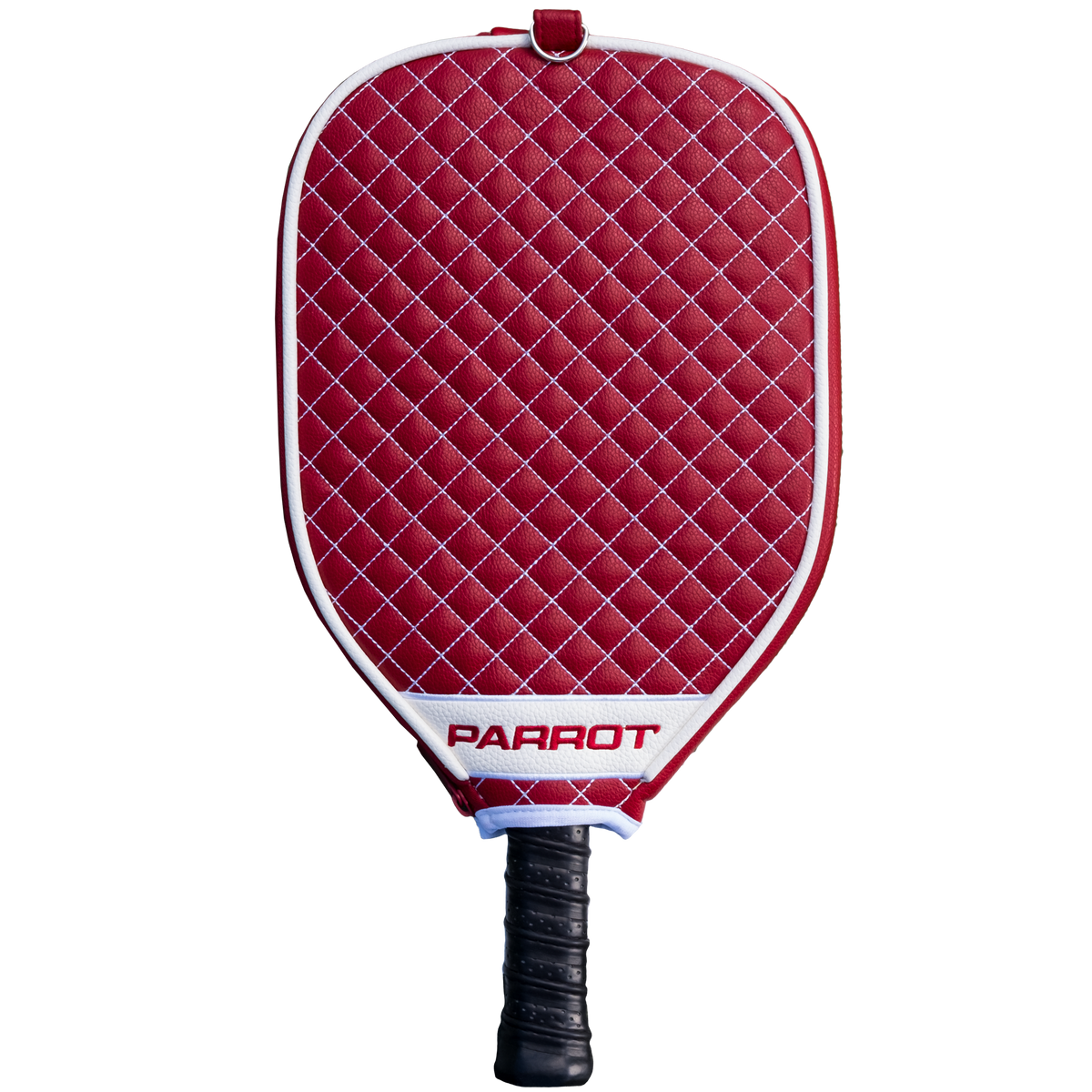 Stanford Cardinal quilted pickleball paddle cover back view