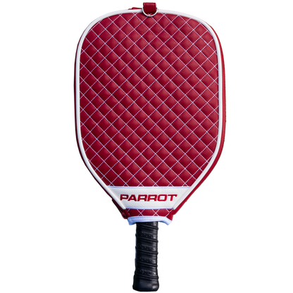 Stanford Cardinal quilted pickleball paddle cover back view