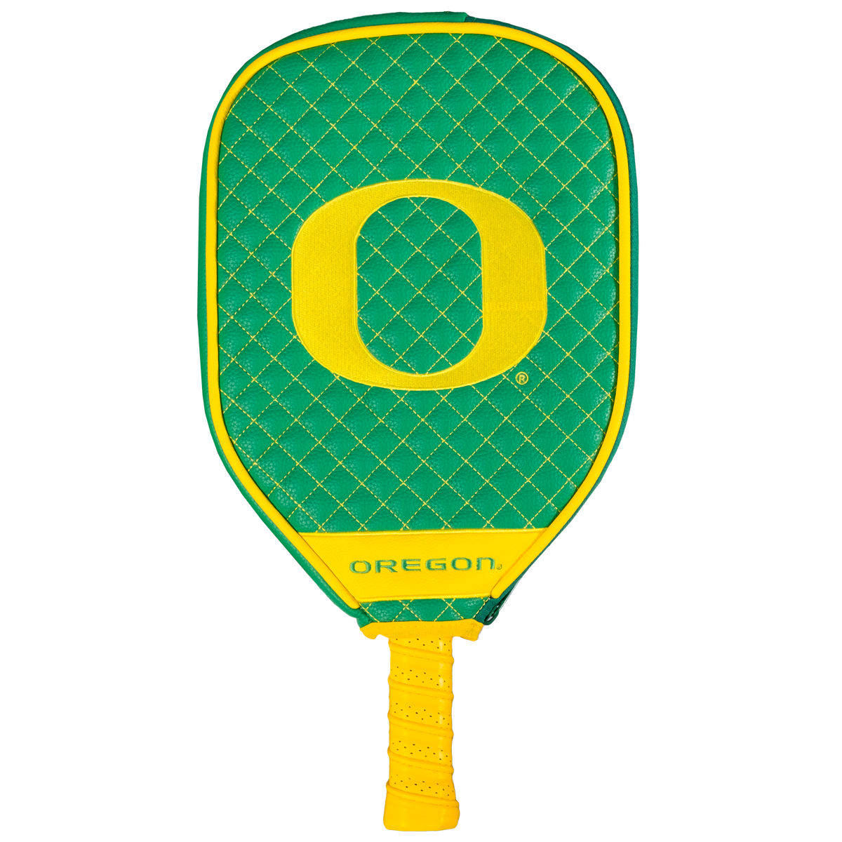 Oregon Ducks quilted pickleball paddle cover