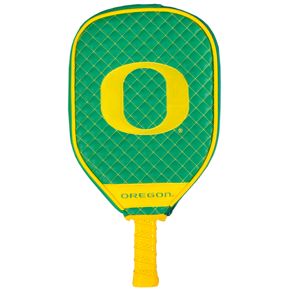 Oregon Ducks quilted pickleball paddle cover