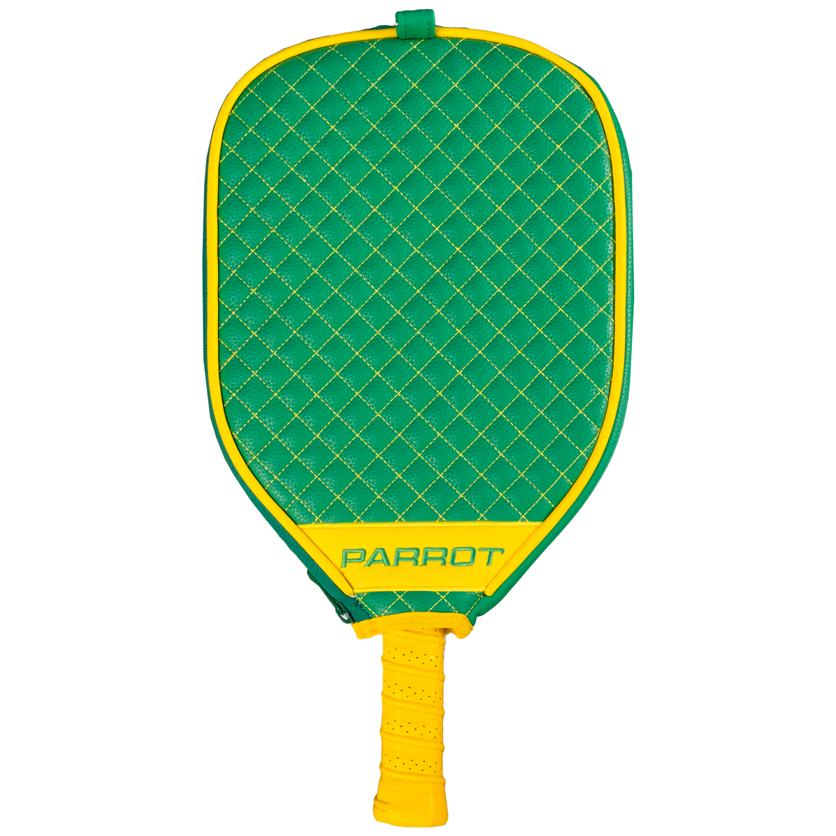 Oregon Ducks quilted pickleball paddle cover back view