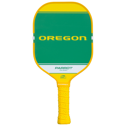 Oregon Ducks Sport Plus pickleball paddle back view