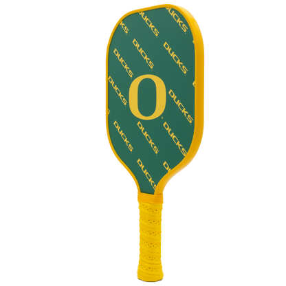 Oregon Ducks pickleball paddle back view