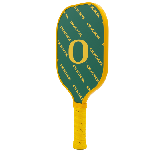 Oregon Ducks pickleball paddle back view