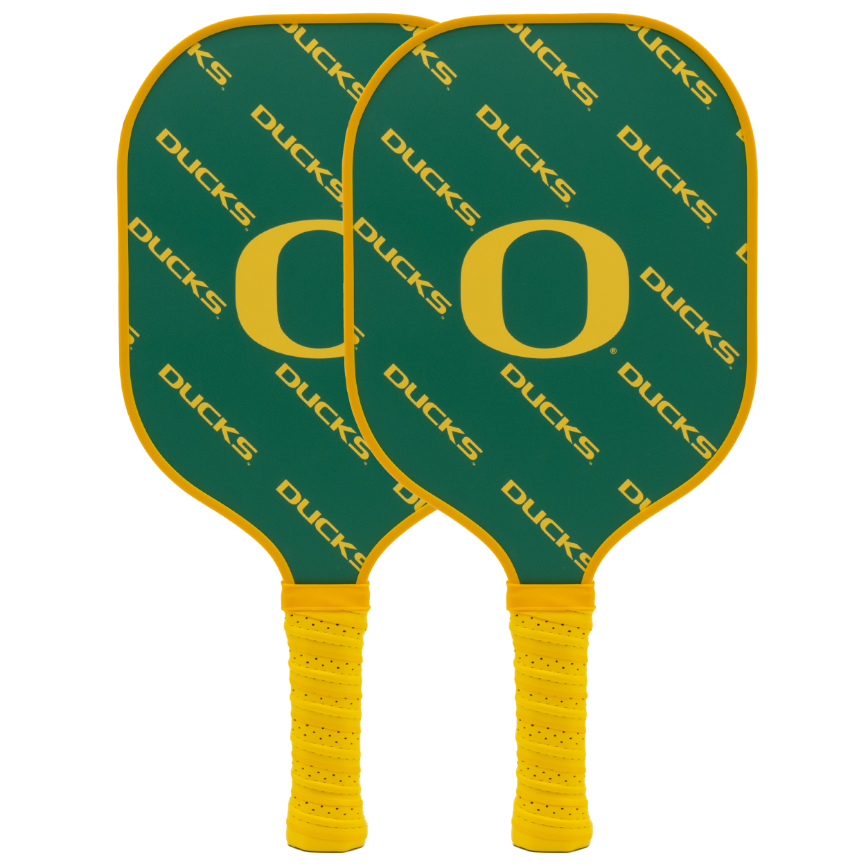 Oregon Ducks pickleball paddle set
