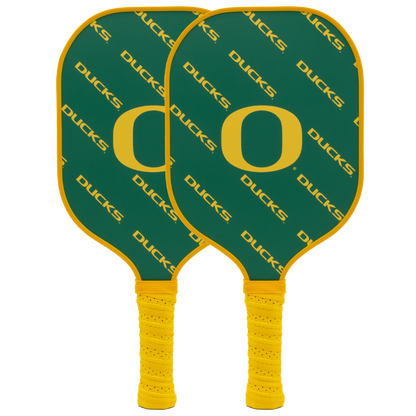 Oregon Ducks pickleball paddle set