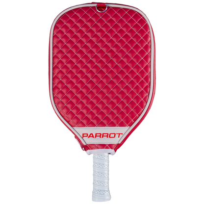 Washington State Cougars quilted pickleball paddle cover back view