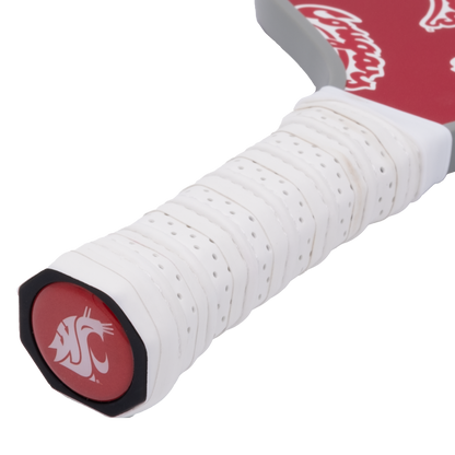 Washington State Cougars pickleball paddle handle logo