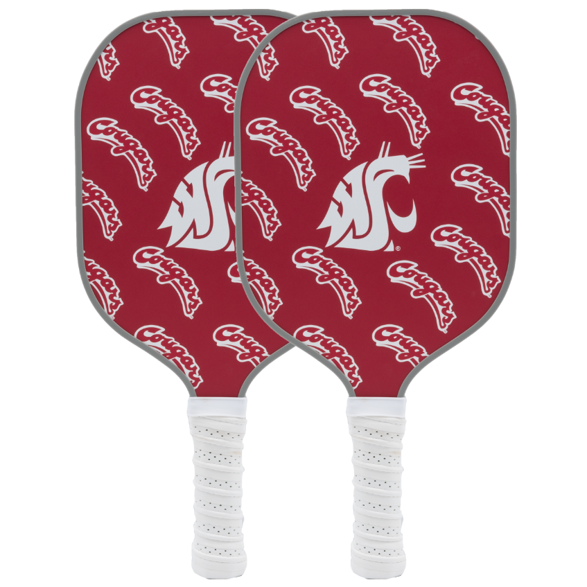 Washington State Cougars pickleball paddle set