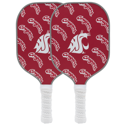 Washington State Cougars pickleball paddle set