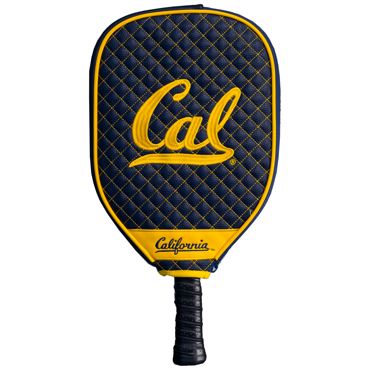 California Golden Bears quilted pickleball paddle cover