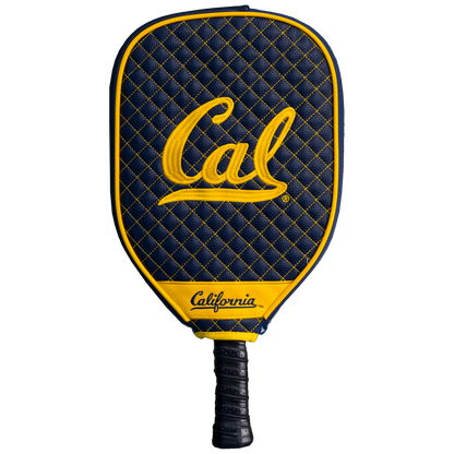 California Golden Bears quilted pickleball paddle cover