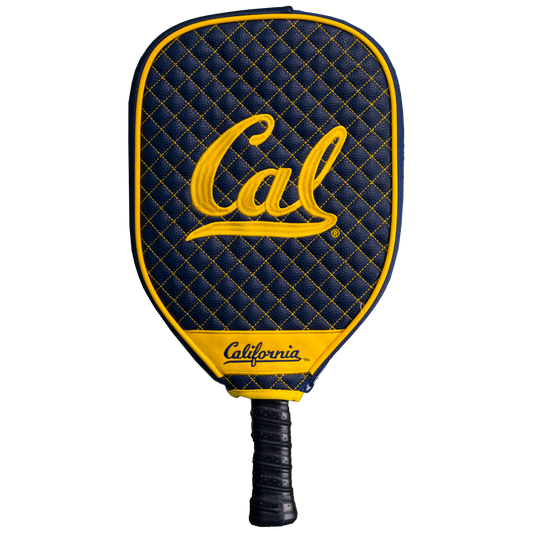 California Golden Bears quilted pickleball paddle cover