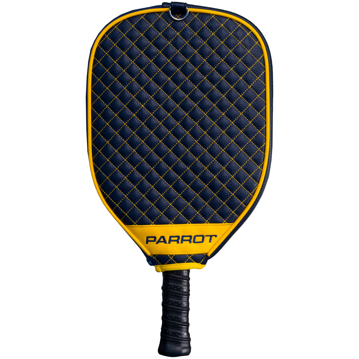 California Golden Bears quilted pickleball paddle cover back view
