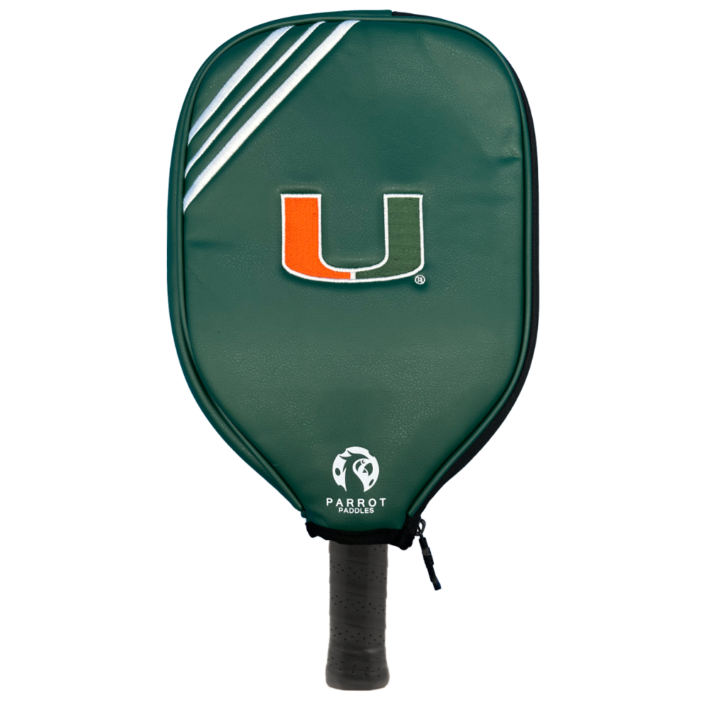 Miami Hurricanes pickleball paddle cover