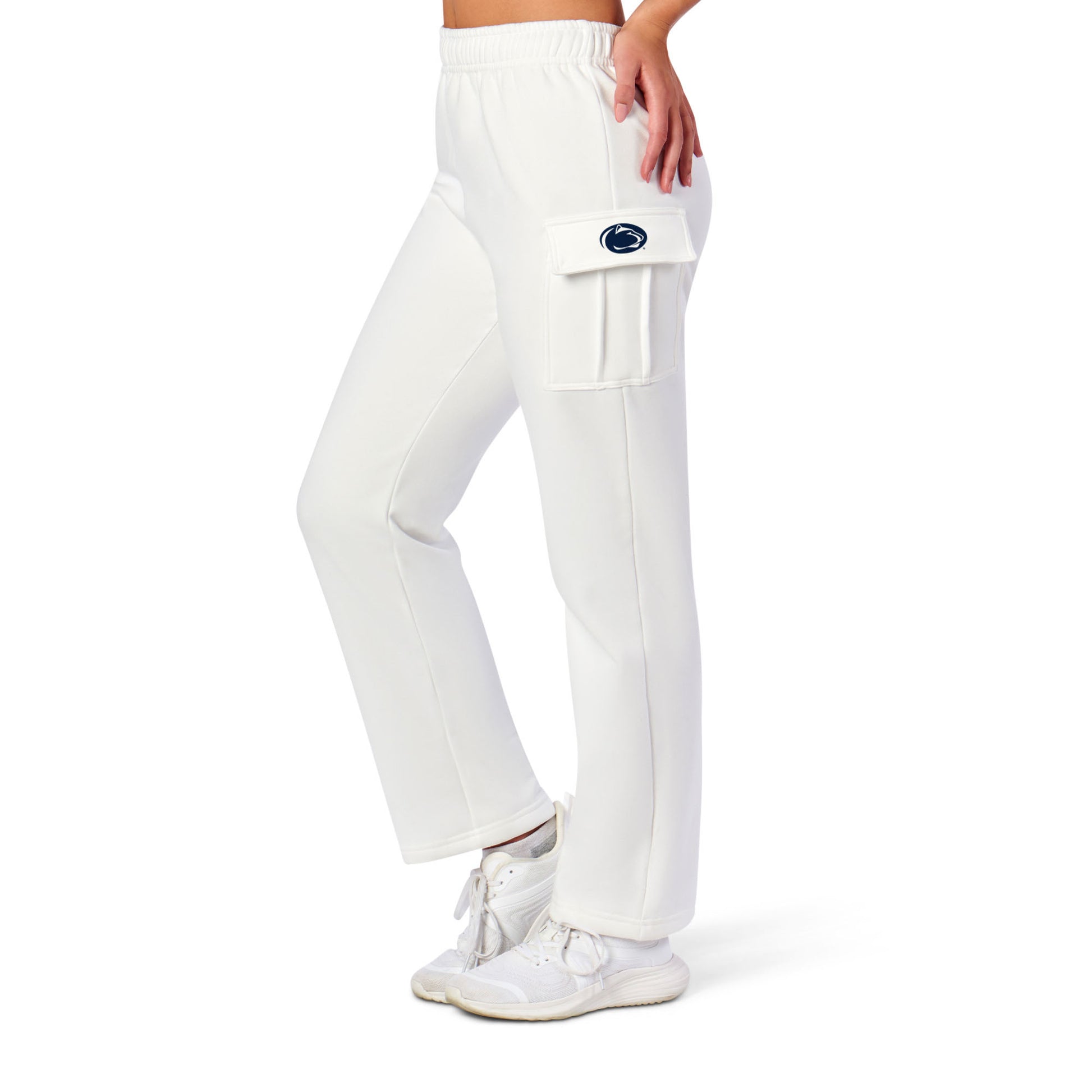Penn State Nittany Lions white sweat pants