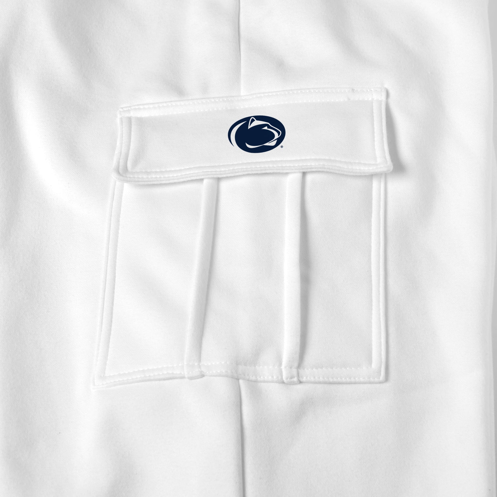 Penn State Nittany Lions white sweat pants logo