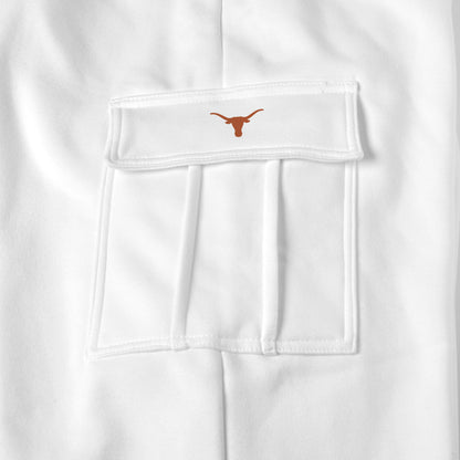 Texas Longhorns white sweat pants logo