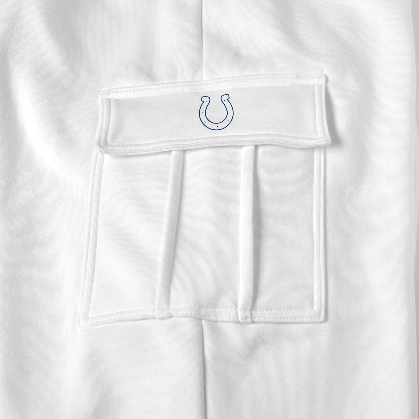Indianapolis Colts white sweat pants logo