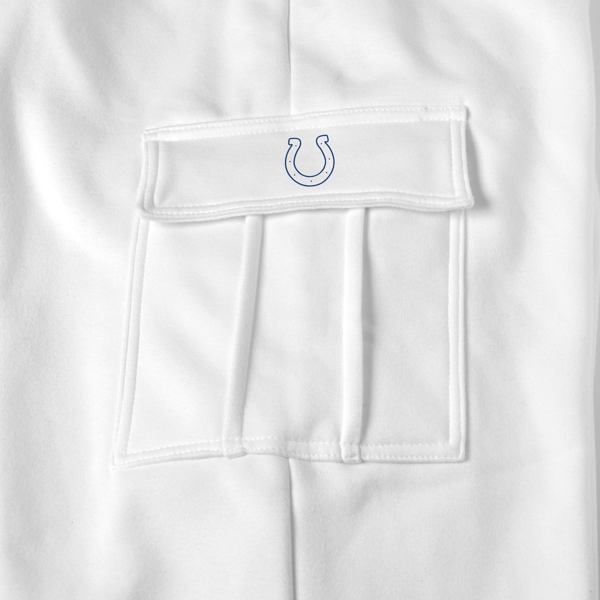 Indianapolis Colts white sweat pants logo