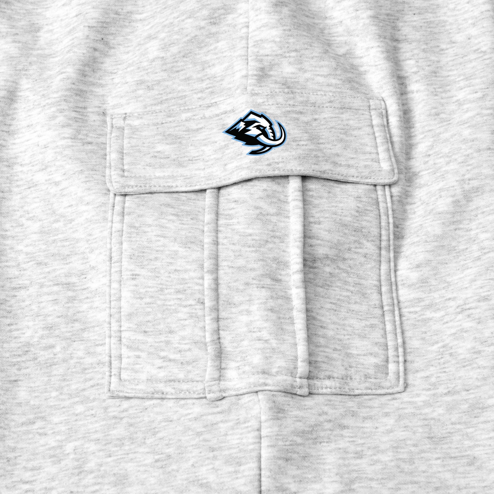 Utah Mammoth grey sweat pants logo